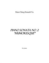 Piano sonata No.2 'Humoresque'