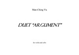 Duet 'Argument' for cello and violin
