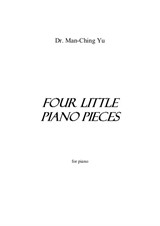 Four Little Piano Pieces for piano