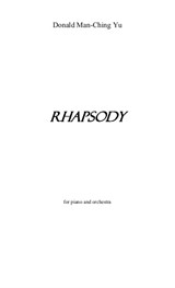 Rhapsody for piano and orchestra