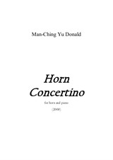 Horn Concertino for Horn and Piano