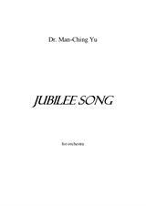 Jubilee song for orchestra
